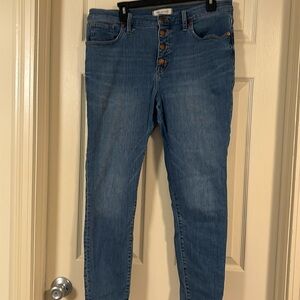 Madewell Mid-Rise Skinny Crop Jeans Size 32